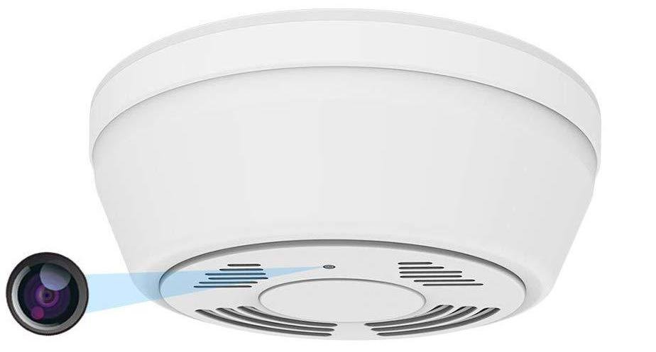 smoke detector nanny cam with audio