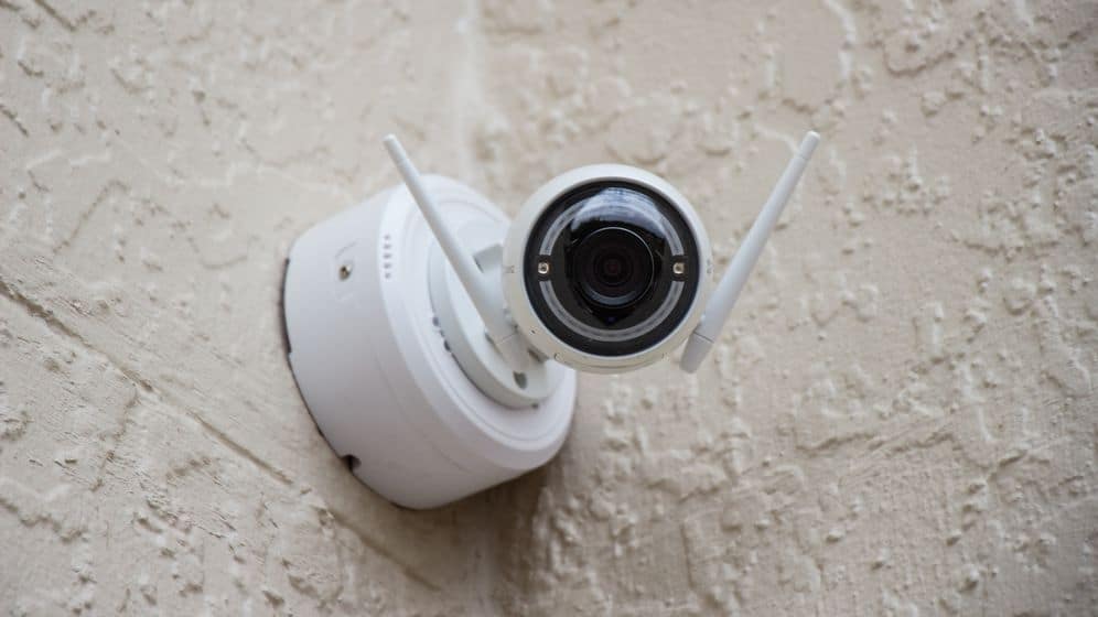Security camera for elderly citizens