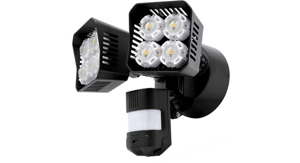 Details about   SANSI Outdoor LED Motion Sensor Security Light Floodlight 30W=250W Black Housing 