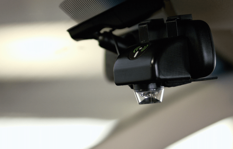 camera in car under mirror