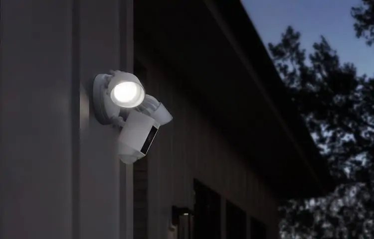 motion sensor light on porch stays on
